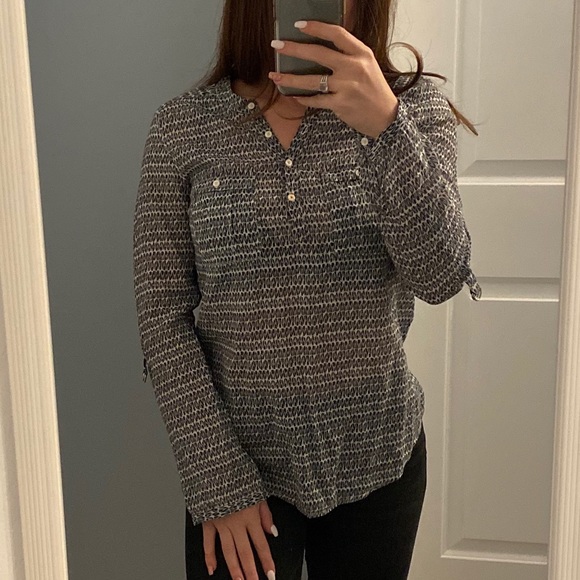 Anthropologie Tops - Anthropologie Holding Horses Button Blouse